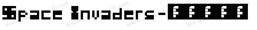 Space Invaders字体转换